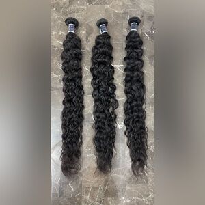 New! 3x 28” Water Wave, Wet N Wavy, Virgin Human Hair Bundles